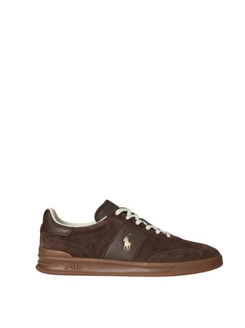 hrt aera pp-sneakers-low top lace POLO RALPH LAUREN | HRT AERA.CHOCOLATE BROWN